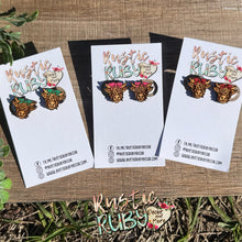 Load image into Gallery viewer, Highland Cow Stud Earrings