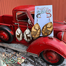 Load image into Gallery viewer, Deer Woods Dangle Earrings