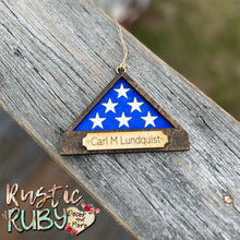 Load image into Gallery viewer, Folded Flag Ornament