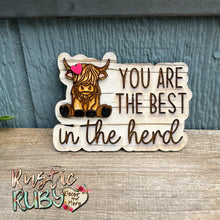 Load image into Gallery viewer, Highland Cow Sweeties Tier Tray Set