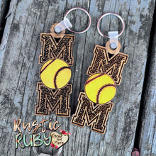 Load image into Gallery viewer, Softball Mom Keychain