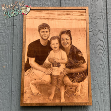 Load image into Gallery viewer, Wood Photo Engrave