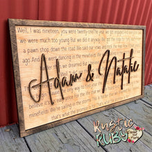 Load image into Gallery viewer, Song Lyric Sign