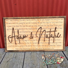 Load image into Gallery viewer, Song Lyric Sign