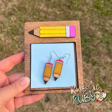 Load image into Gallery viewer, Pencil Earrings