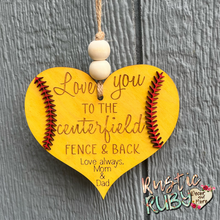 Load image into Gallery viewer, Softball Ornament