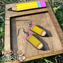 Load image into Gallery viewer, Pencil Earrings