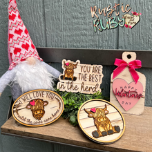 Load image into Gallery viewer, Highland Cow Sweeties Tier Tray Set