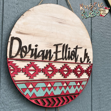 Load image into Gallery viewer, Aztec Announcement Hanger