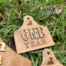 Load image into Gallery viewer, Cow Tag Baby Milestone Set