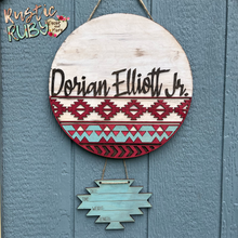 Load image into Gallery viewer, Aztec Announcement Hanger