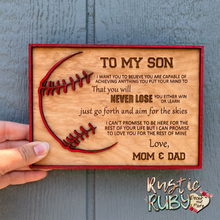 Load image into Gallery viewer, To My Daughter Softball