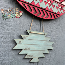 Load image into Gallery viewer, Aztec Announcement Hanger