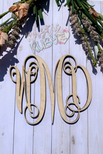 Load image into Gallery viewer, PLAIN Wooden Monogram Car Charm