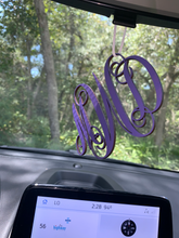 Load image into Gallery viewer, PLAIN Wooden Monogram Car Charm