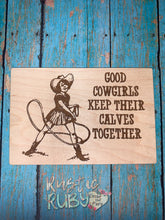 Load image into Gallery viewer, Good Cowgirl Wall Decor