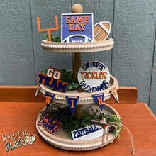 Load image into Gallery viewer, Football Game Day Tier Tray Set