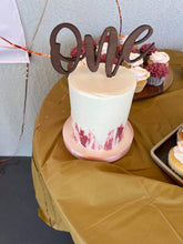 Load image into Gallery viewer, Script Number Cake Topper