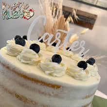 Load image into Gallery viewer, Cursive Name Cake Topper