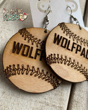 Load image into Gallery viewer, Baseball Team Player Earrings