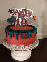 Load image into Gallery viewer, Retro Birthday Cake Topper