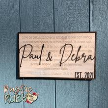 Load image into Gallery viewer, Custom Corinthian Established Sign