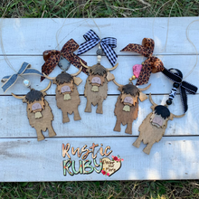 Load image into Gallery viewer, Fluffy Heifer Car Charms