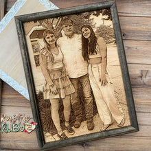 Load image into Gallery viewer, Wood Photo Engrave