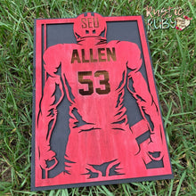Load image into Gallery viewer, Football Player Plaque Series