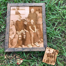 Load image into Gallery viewer, Wood Photo Engrave