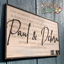 Load image into Gallery viewer, Custom Corinthian Established Sign