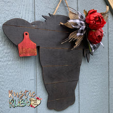 Load image into Gallery viewer, Heifer Door Hanger Black