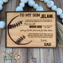 Load image into Gallery viewer, To My Daughter Softball