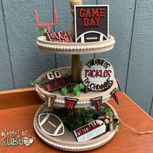 Load image into Gallery viewer, Football Game Day Tier Tray Set