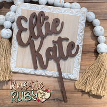 Load image into Gallery viewer, Elegant Name Cake Topper
