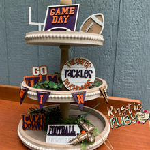 Load image into Gallery viewer, Football Game Day Tier Tray Set