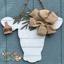 Load image into Gallery viewer, Heifer Door Hanger White