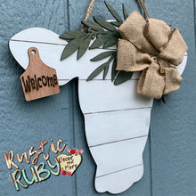 Load image into Gallery viewer, Heifer Door Hanger White