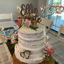 Load image into Gallery viewer, Elegant Name Cake Topper