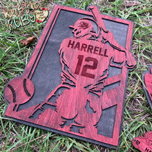 Load image into Gallery viewer, Baseball Player Plaque Series