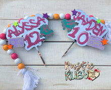 Load image into Gallery viewer, Retro Birthday Cake Topper