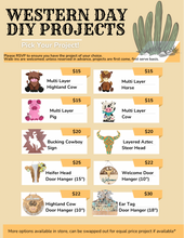 Load image into Gallery viewer, Western DIY Day July 24
