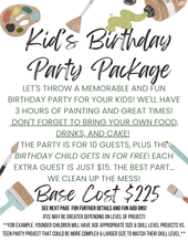 Load image into Gallery viewer, Kid&#39;s DIY Party Reservation
