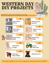 Load image into Gallery viewer, Western DIY Day July 24
