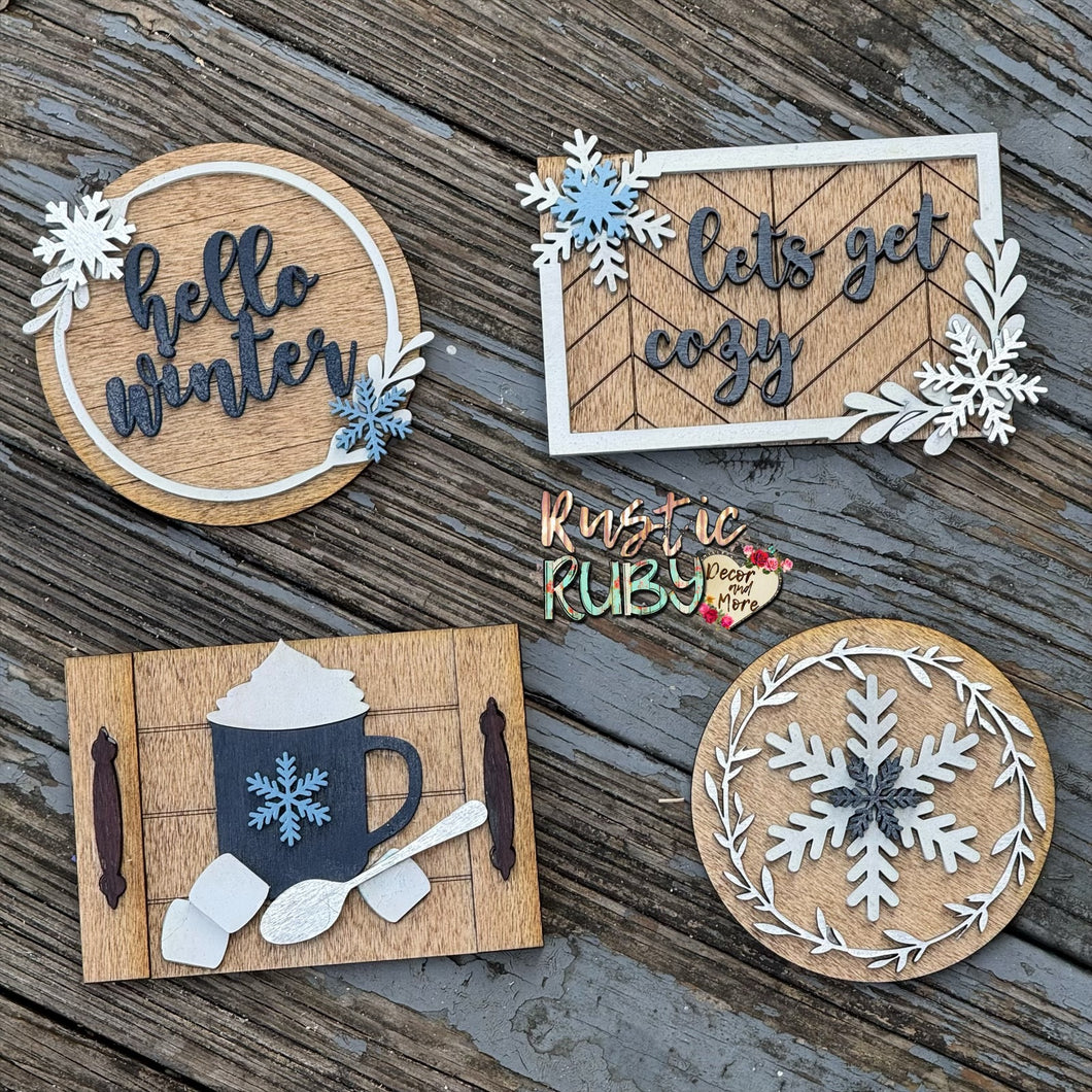 Hello Winter Tray Set