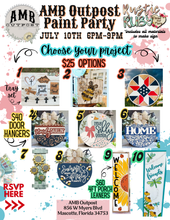 Load image into Gallery viewer, AMB OUTPOST GIRLS NIGHT JULY 10th PAINT PARTY
