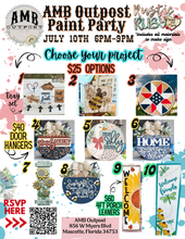 Load image into Gallery viewer, AMB OUTPOST GIRLS NIGHT JULY 10th PAINT PARTY
