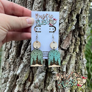 Winter Tree Earrings