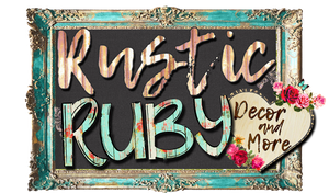 Rustic Ruby Decor Gift Card