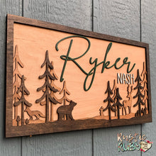 Load image into Gallery viewer, Woodlands Nursery Rectangle Sign

